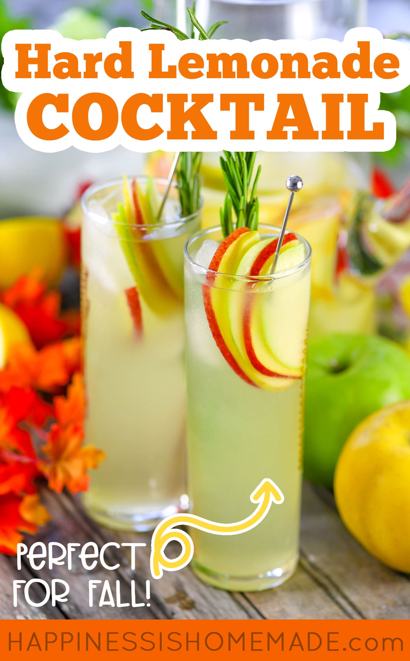 fall apple hard lemonade cocktail