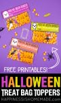 free printable halloween booed treat bags