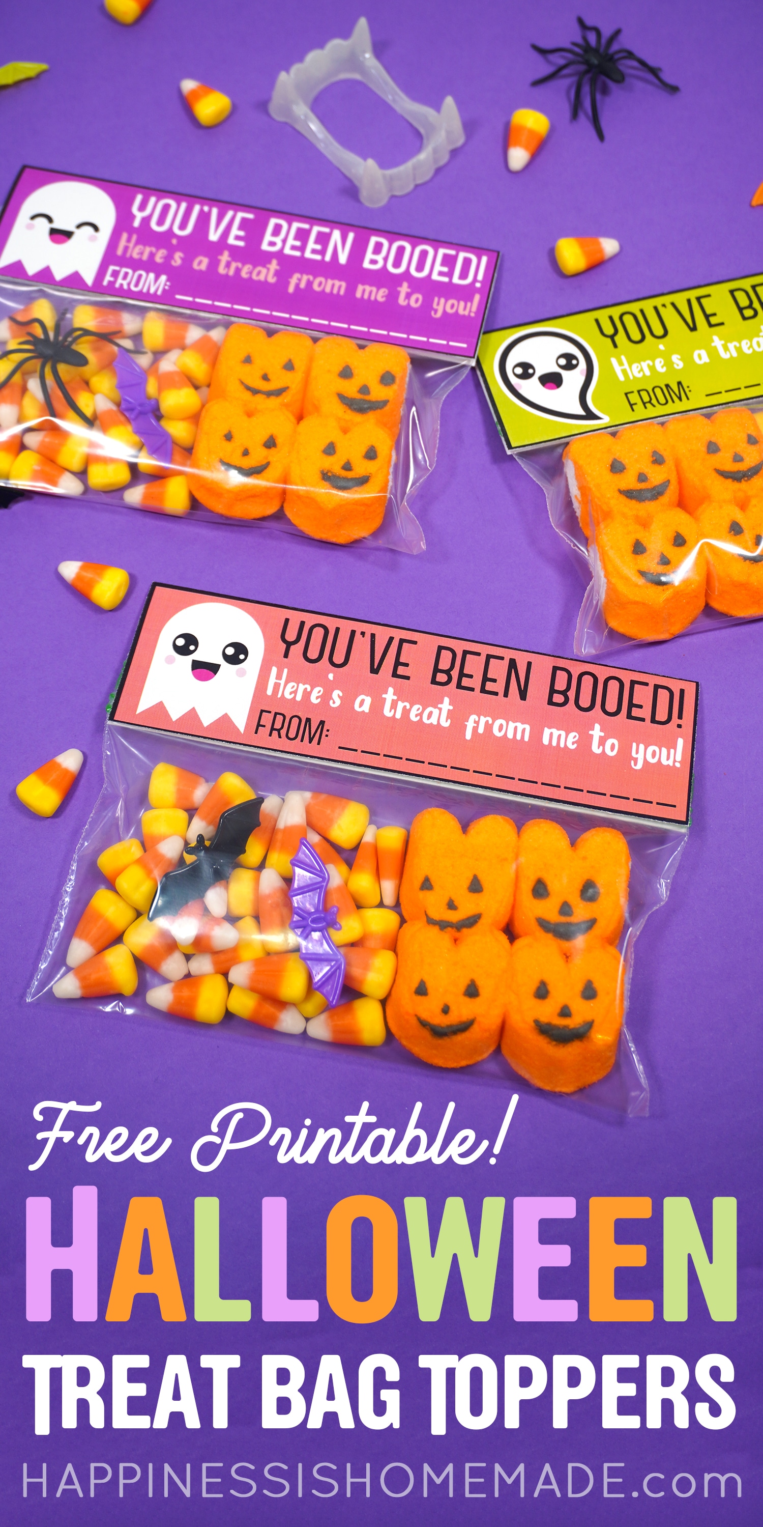 free printable halloween booed treat bags