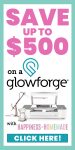 clickable link offer to save up to 500 dollars on a glowforge 