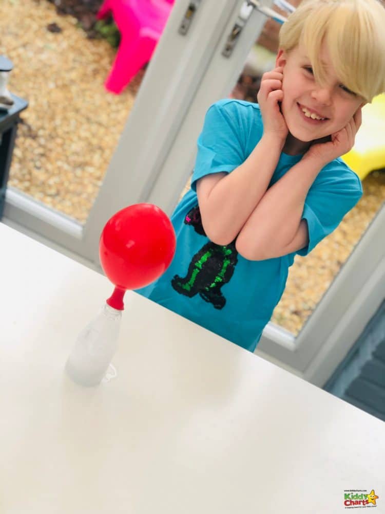 balloon science being played with by kid