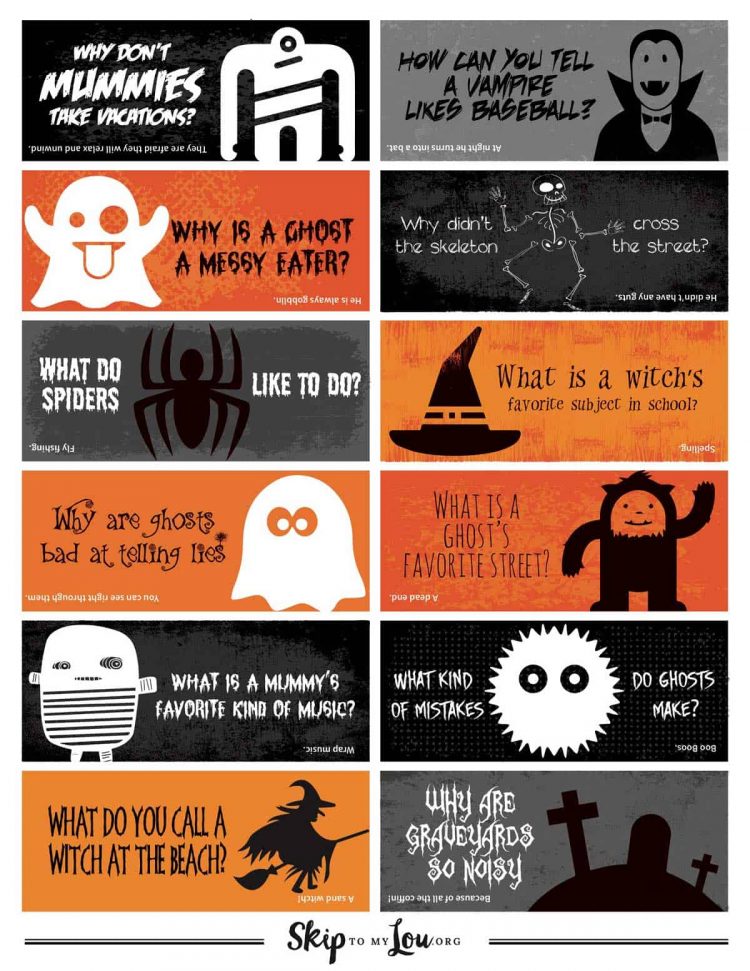 printable halloween jokes for kids