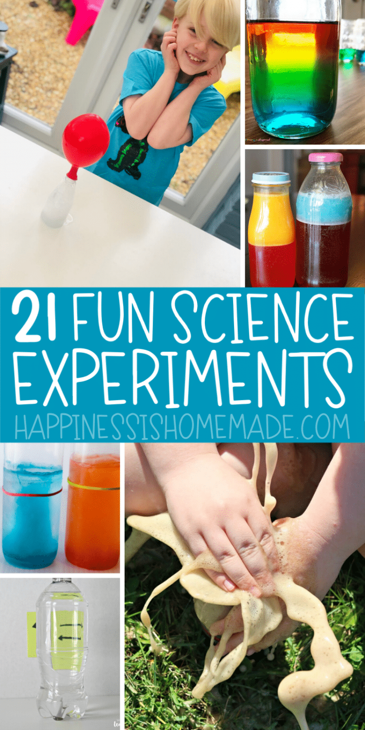21 fun science experiments for kids