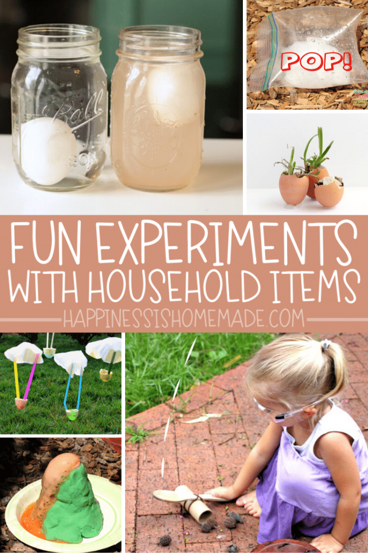 fun experiments with household items for kids