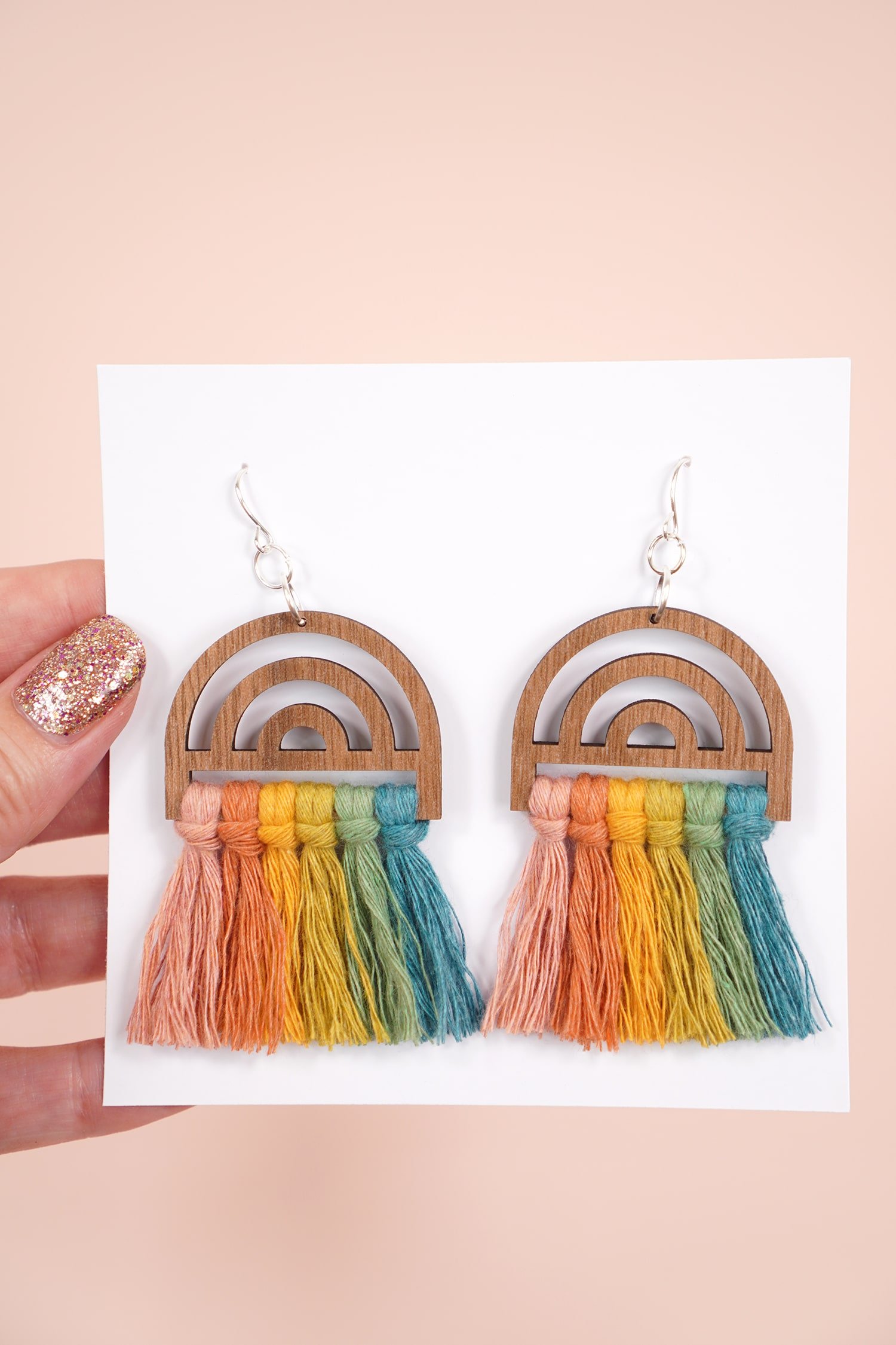 Wooden Macrame Earrings – McAdams Design Company