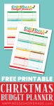 free printable christmas budget planner template