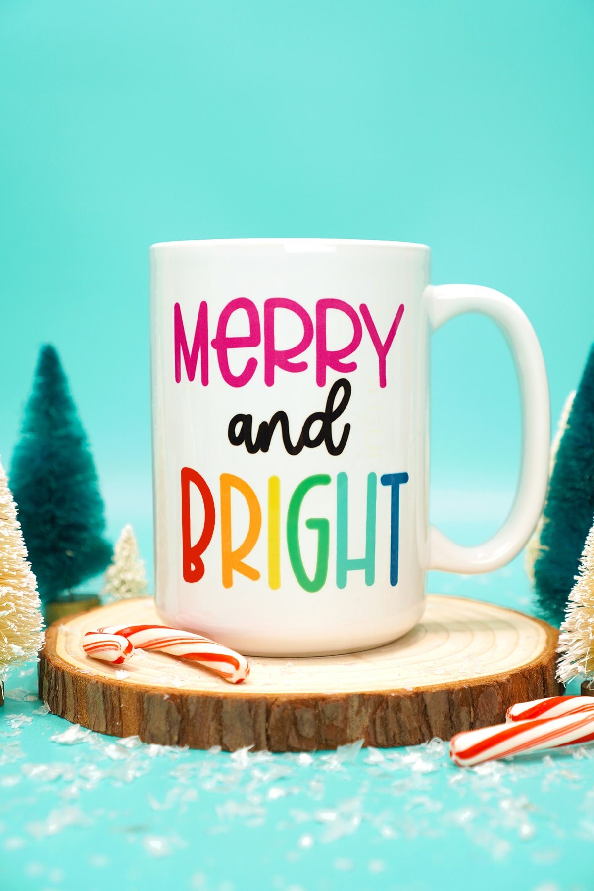 Merry & Bright Christmas Wholesale Iced Coffee Tumbler