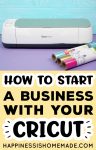 how to start a business with your cricut