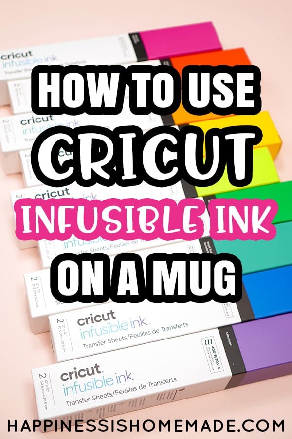 how to use cricut infusible ink on a mug