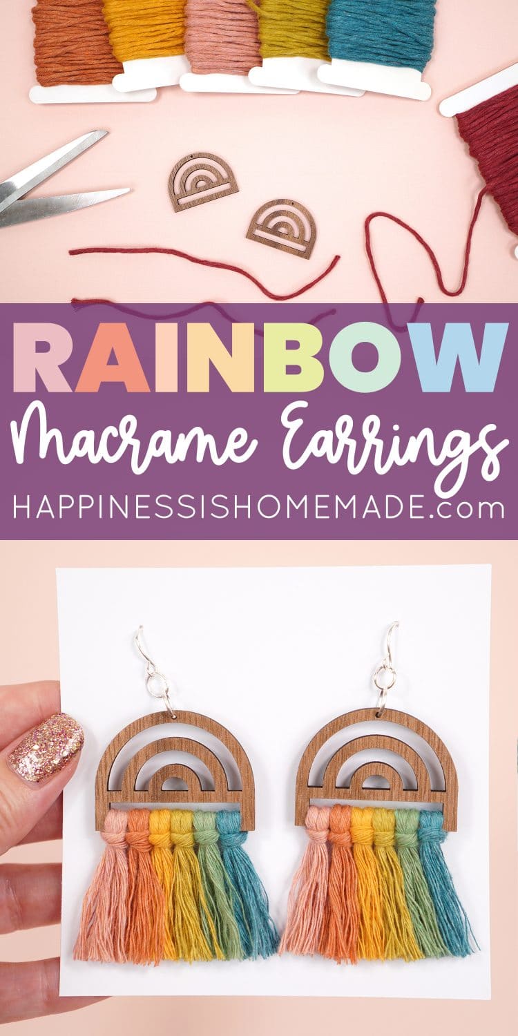 Round Rainbow Macrame Earring Blanks – Boyd's Custom Fabrication