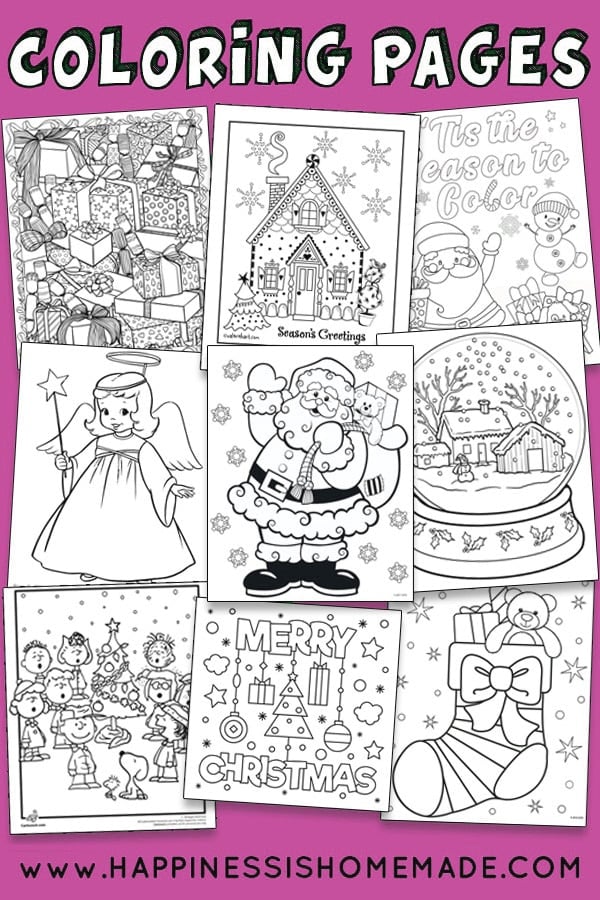 FREE Christmas Coloring Pages for Adults and Kids