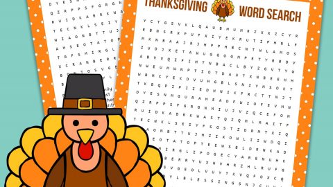 free printable thanksgiving word search