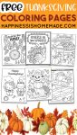 free thanksgiving coloring pages printables