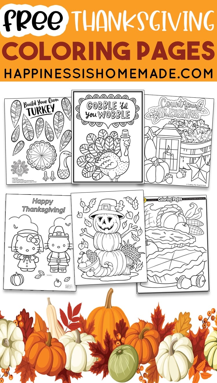 free thanksgiving coloring pages