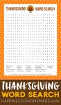 Free Printable Thanksgiving Word Search Puzzle Graphic