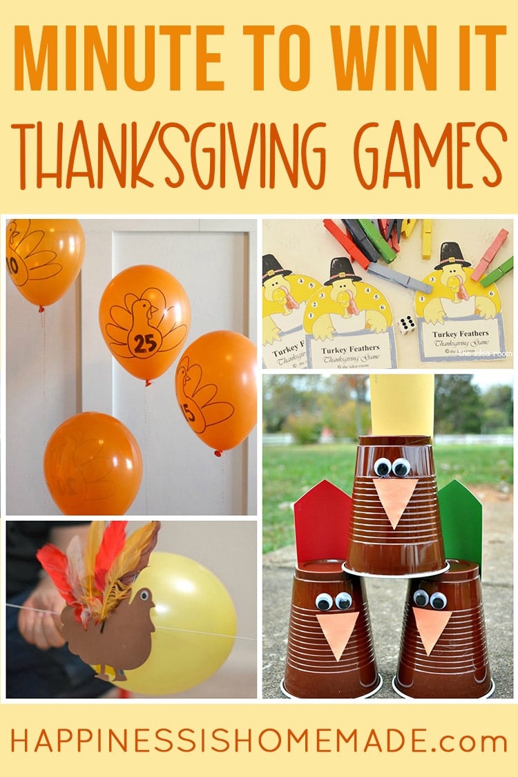 thanksgiving minute to win it games for kids and adutls