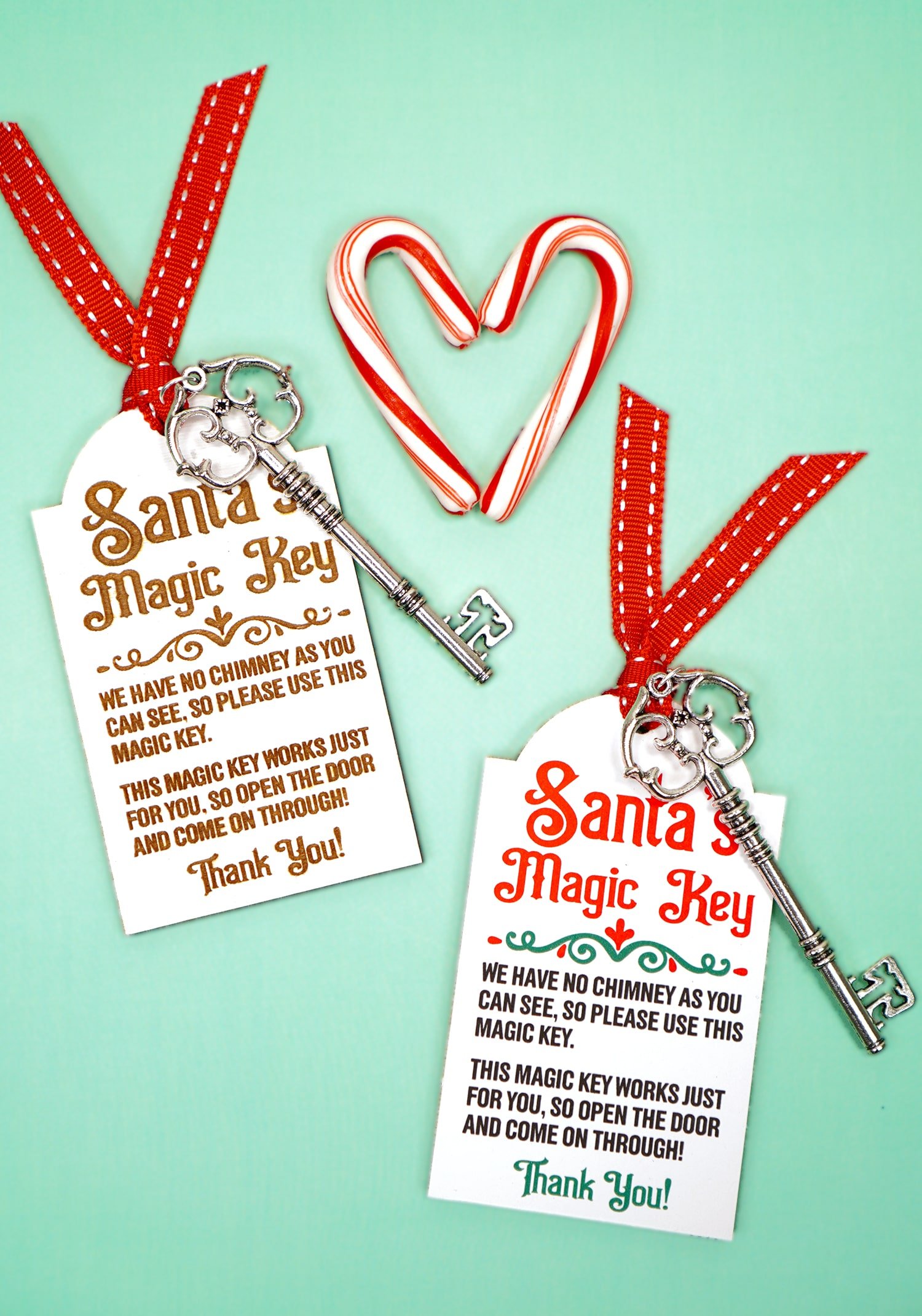 Santas Magic Key Santas Key for Houses With No Chimney Key for Santa to  Enter Home Christmas Eve Key Christmas Magic for Kids 