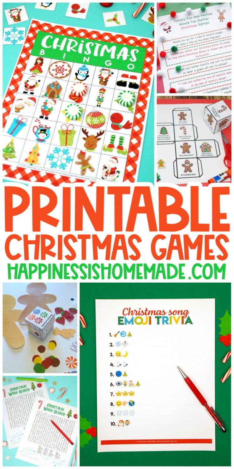 Christmas Would You Rather Questions to Print FREEBIE! Fun Holiday