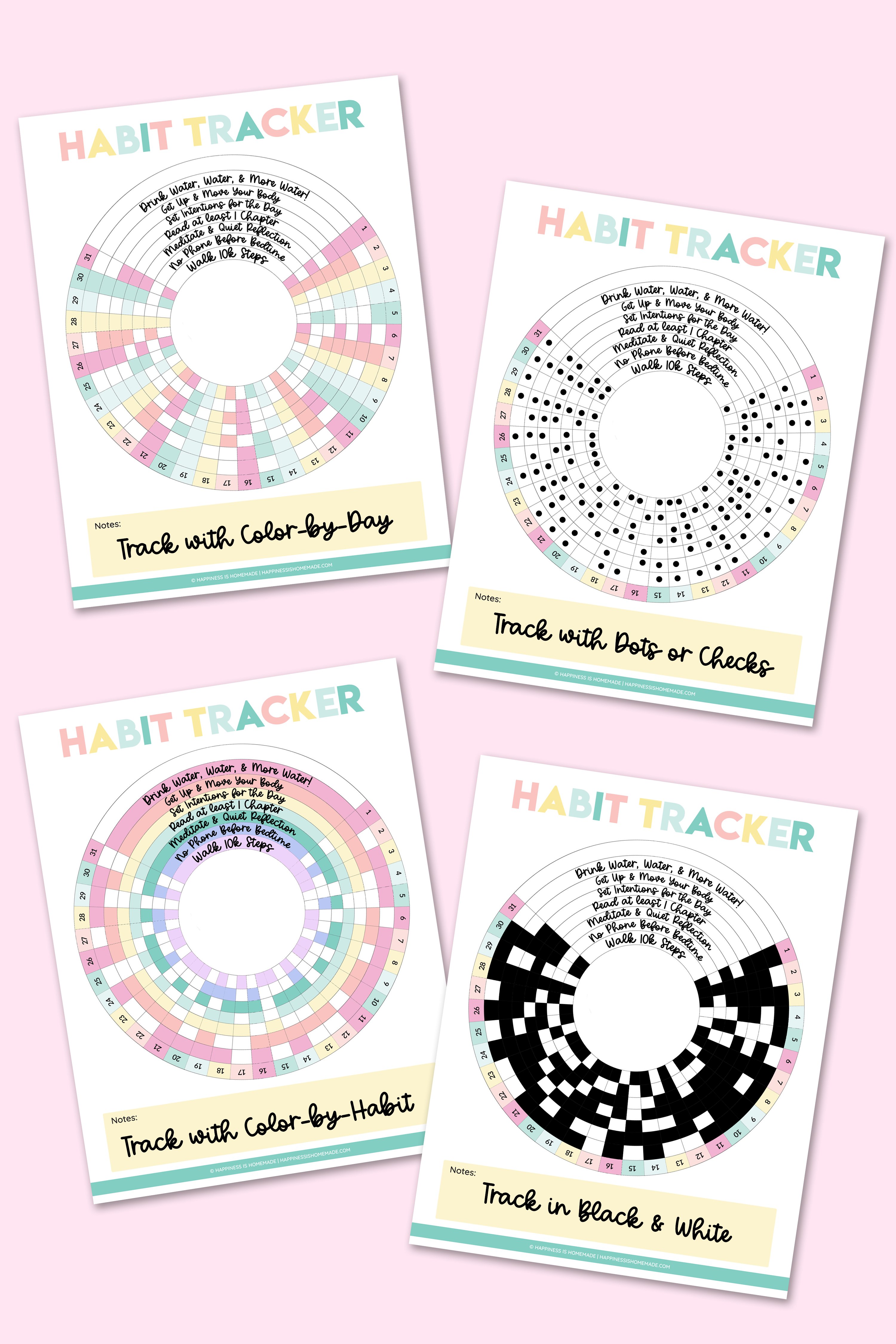 how to use a habit tracker printable