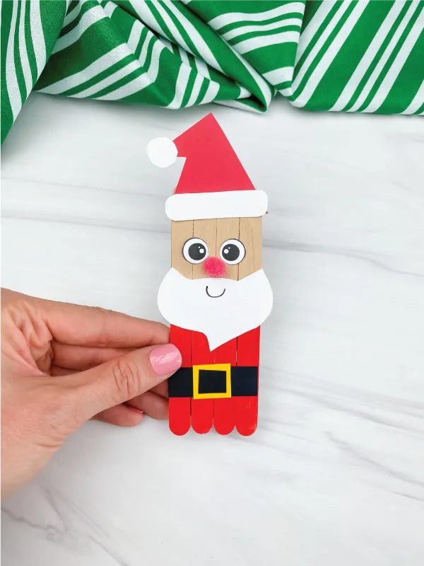 popsicle stick santa craft