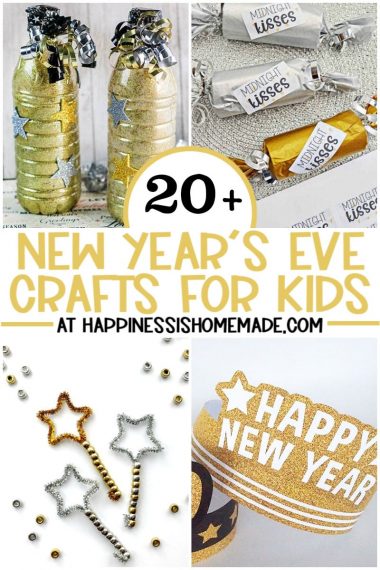 20+ New Year's Crafts for Kids - Happiness is Homemade