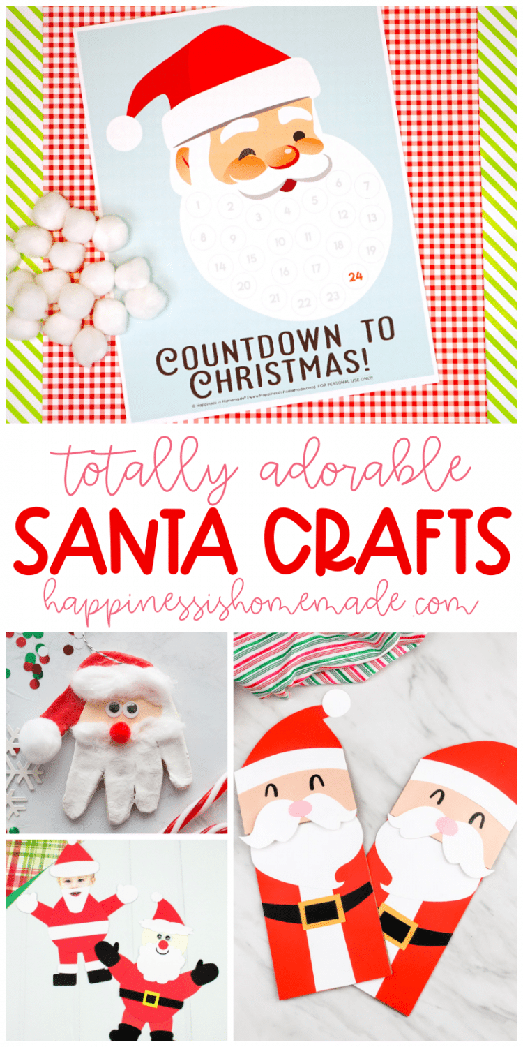 totally adorable santa crafts