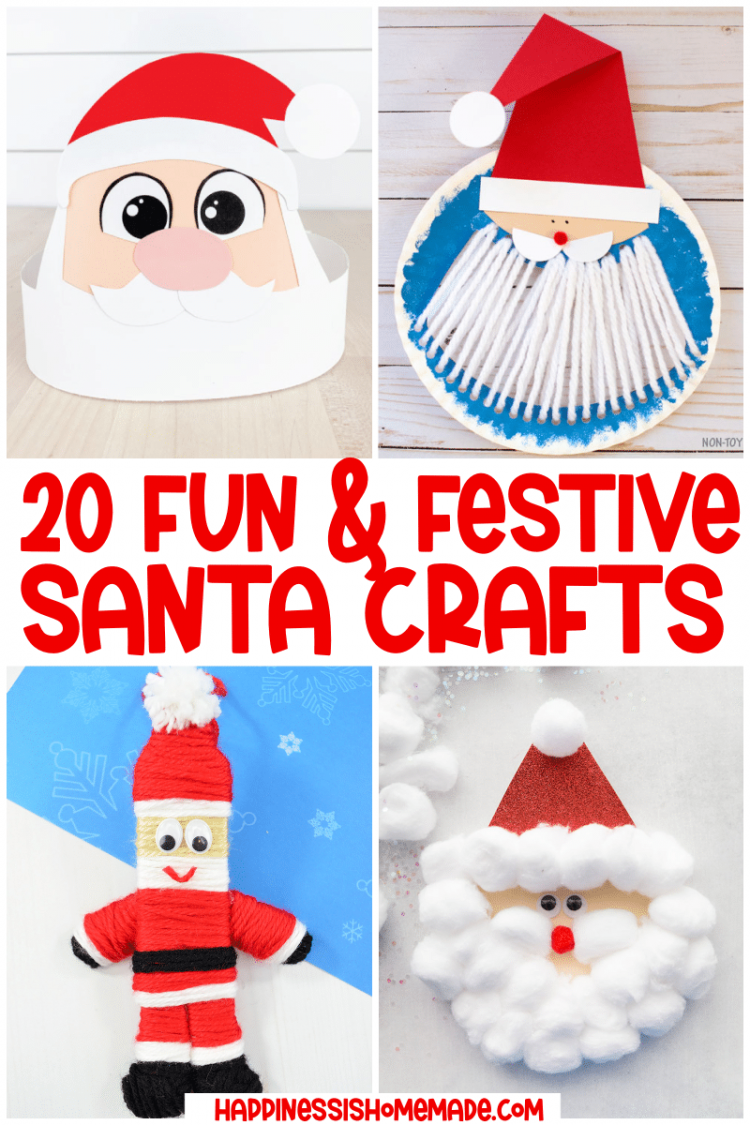 20 fun and festive santa crafts