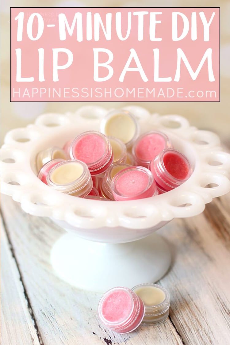 10 minute diy lip balm