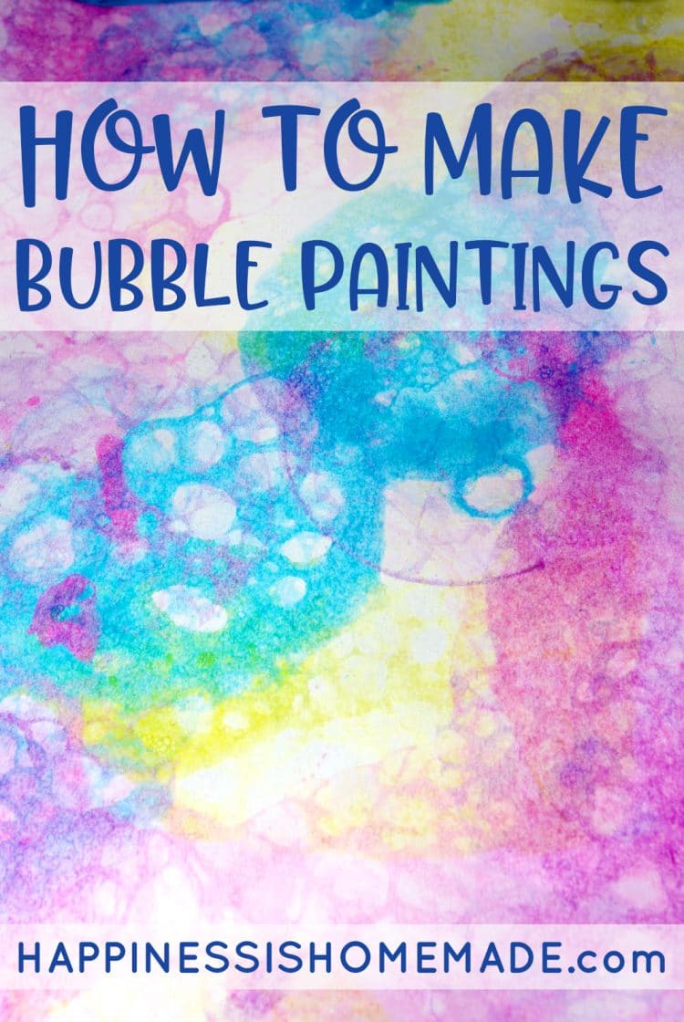 how to make bubble paintings