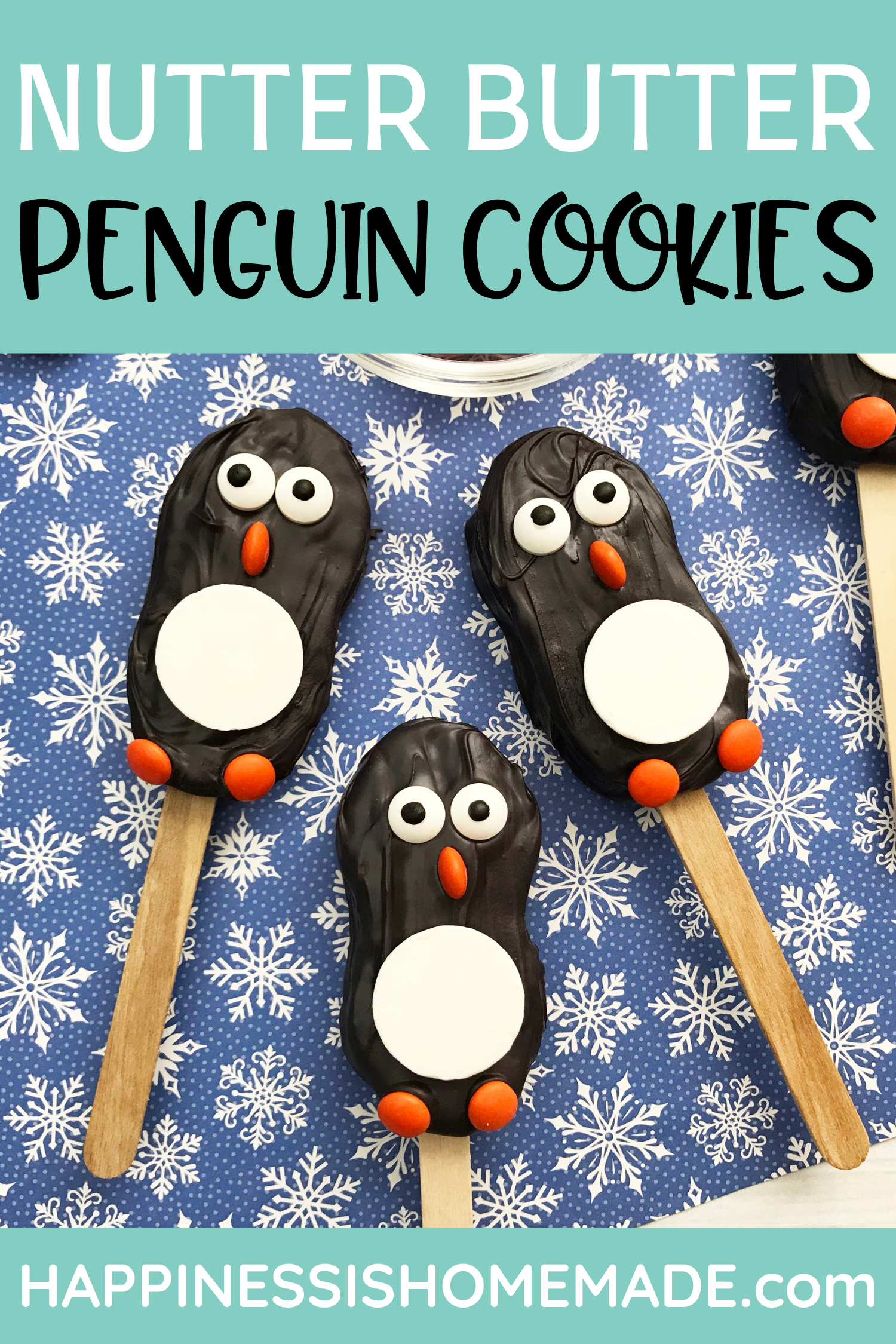 Nutter Butter Penguin Cookies