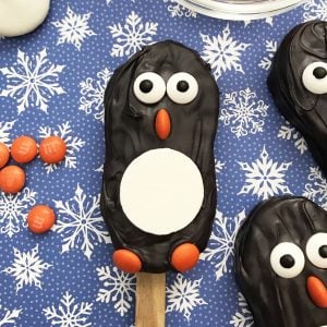 nutter butter penguin cookies square