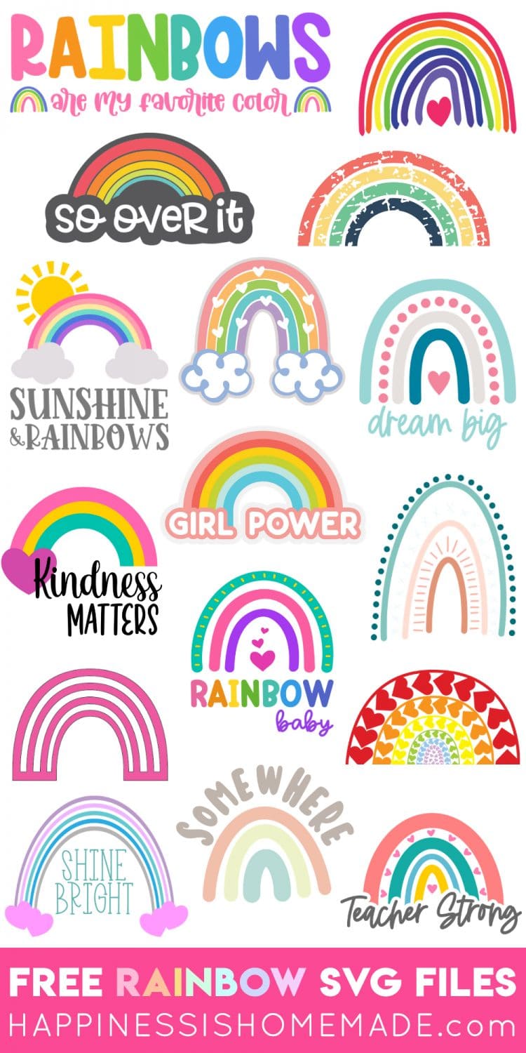 Purple Rainbow Friends Svg, Purple Rainbow Svg, Rainbow Frie
