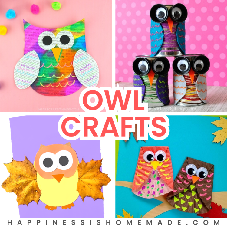 owl crafts facebook square image 