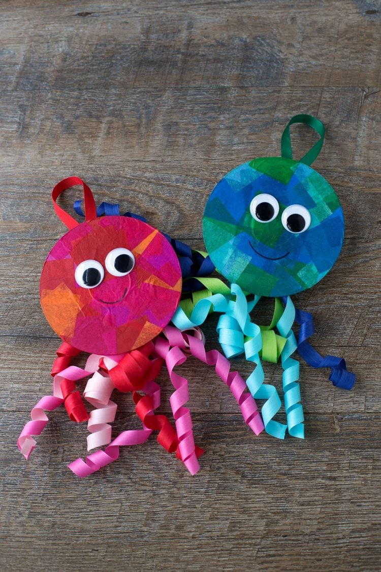 Paper Plate Jellyfish for Math • In the Bag Kids' Crafts