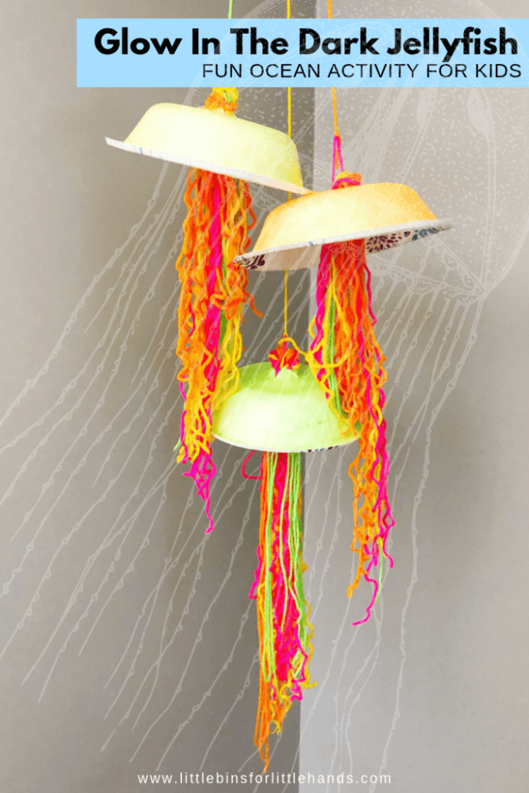 glow in the dark ocean jellyfish craft 