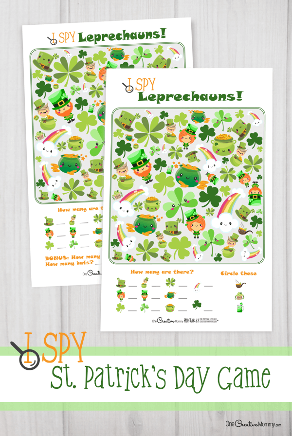 st patricks day i spy find it activity for kids