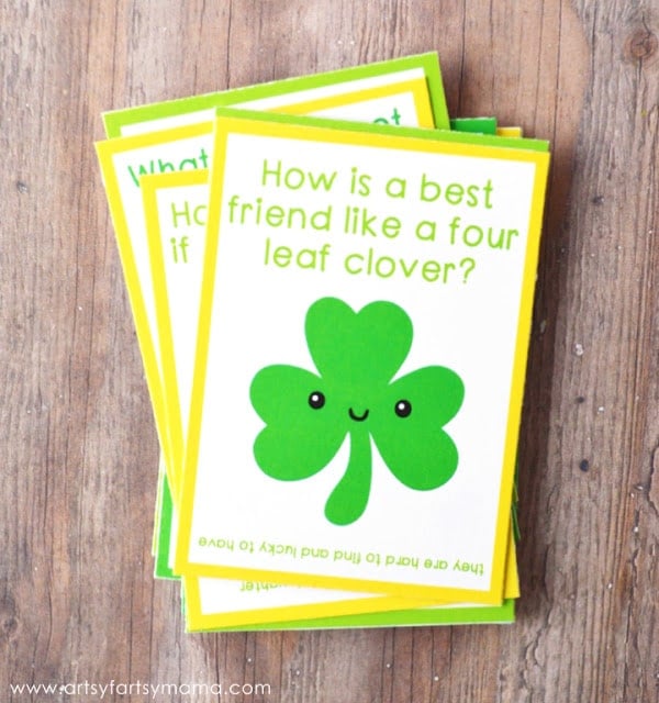 st patricks day printable lunch box jokes