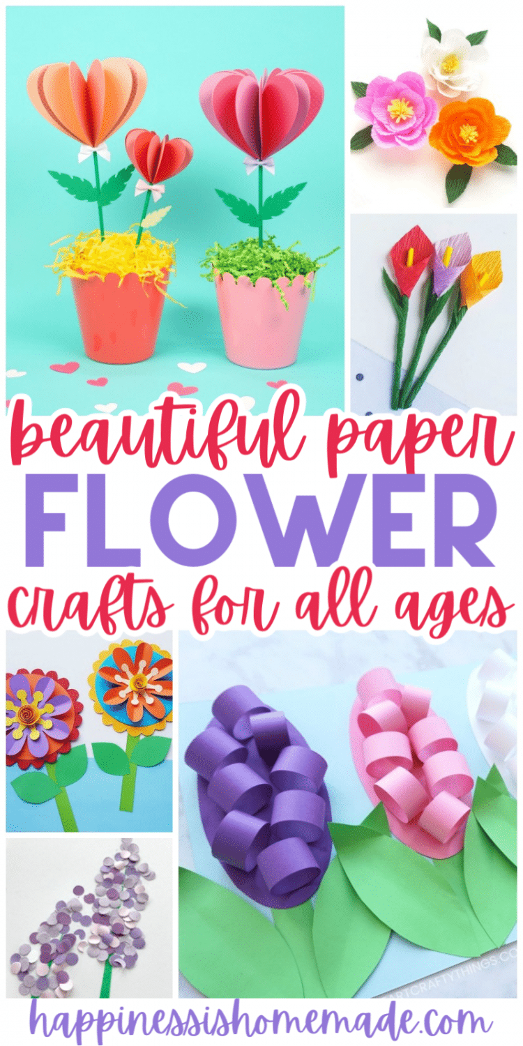 beautiful paper flower crafts for all ages