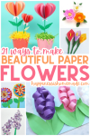 21 ways to make beautiful paper flowers