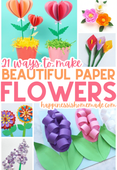 21 ways to make beautiful paper flowers