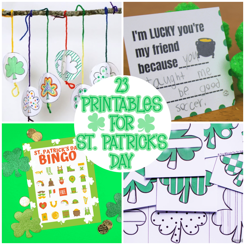 23 printables for st patricks day