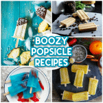 boozy popsicle recipes collage graphic