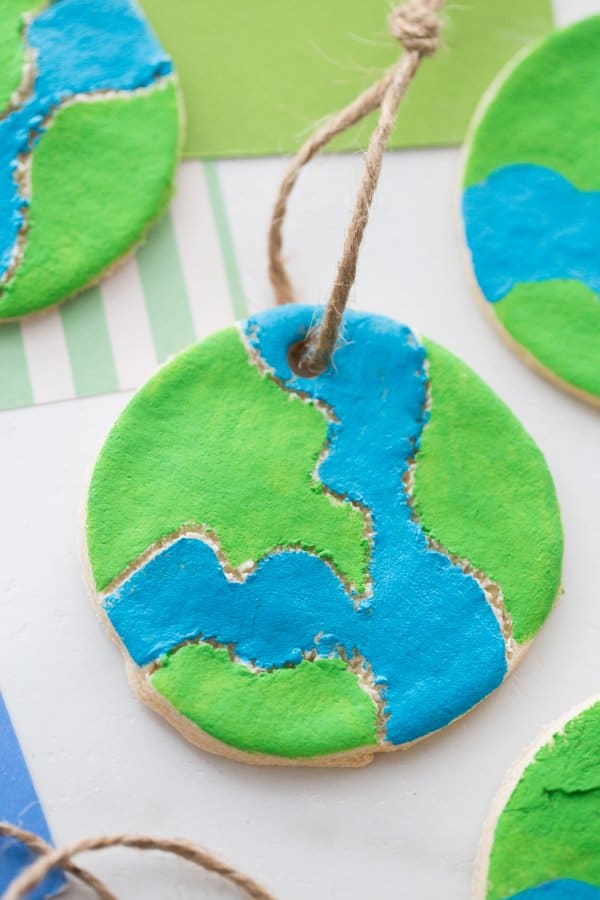 earth made from salt dough craft 