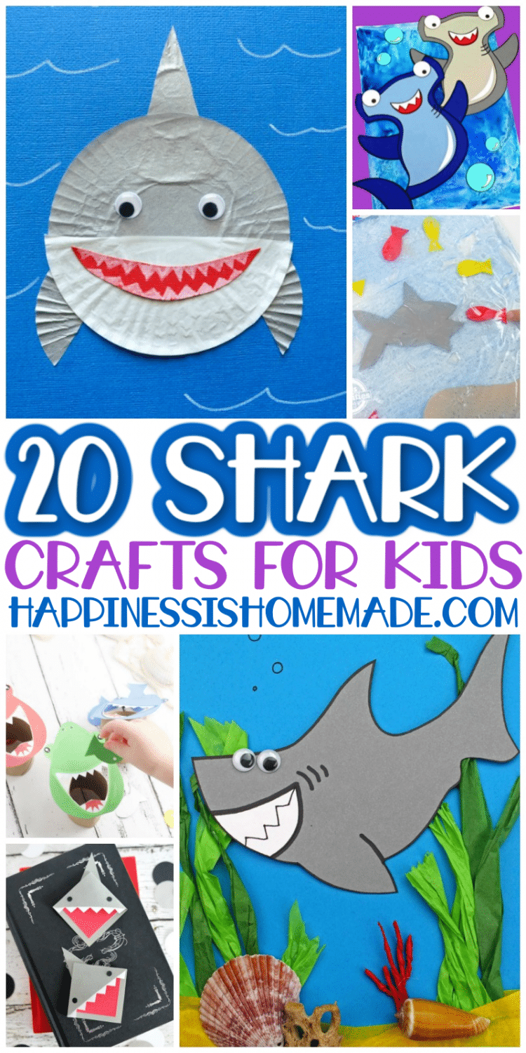 20 shark crafts for kids
