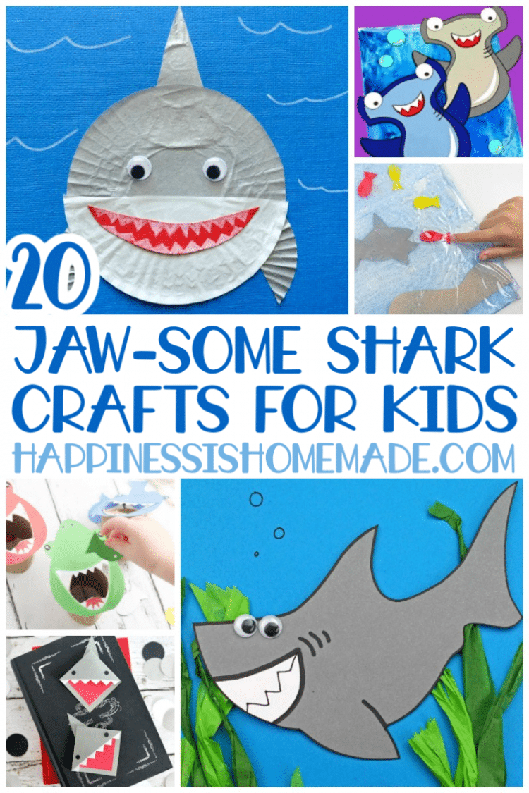 20 jaw-some shark crafts for kids