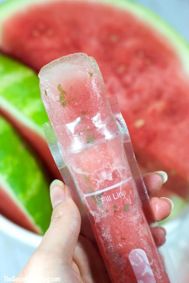 watermelon mojito frozen popsicles made at home