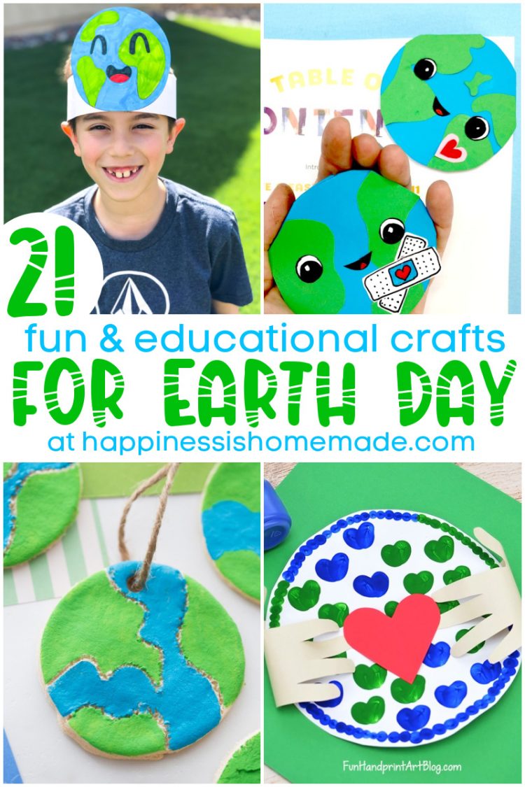 21 fun and educational crafts for earth day