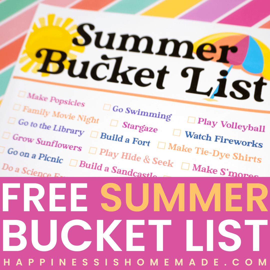 Free Summer Bucket List 