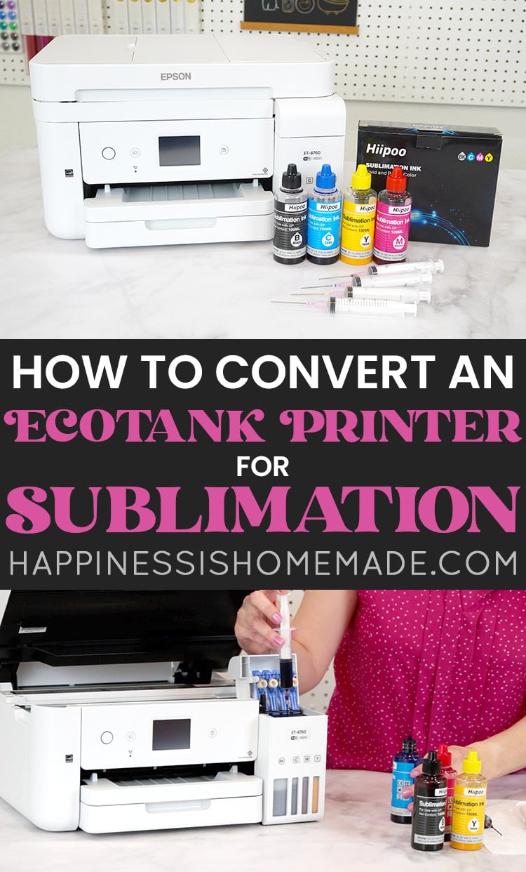 Printer settings for sublimation ink with converted Epson Eco tank printer  for sublimation 