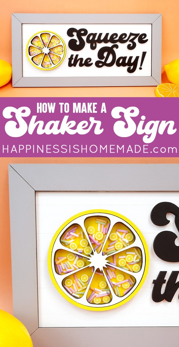 how to make a shaker sign 